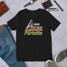 Carregar imagem no visualizador da galeria, Aces of Fortnite Adult Short-Sleeve Unisex T-Shirt
