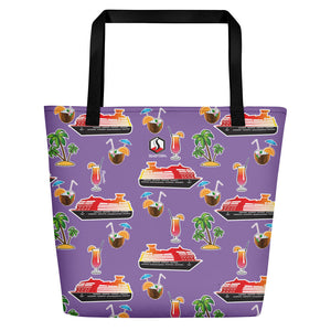 Purple Cruise - Beach Bag