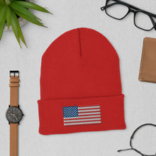 Load image into Gallery viewer, USA FLAG Cuffed Beanie

