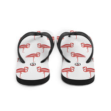 Load image into Gallery viewer, White Flamingo Flip-Flops - Seastorm Apparel Summer Collection
