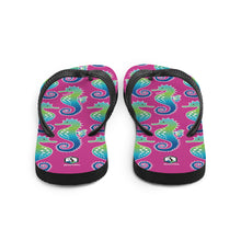 Carregar imagem no visualizador da galeria, Pink Seahorse Flip-Flops - Seastorm Apparel Summer Collection
