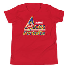 Cargar imagen en el visor de la galería, Aces of Fortnite Youth Short Sleeve T-Shirt
