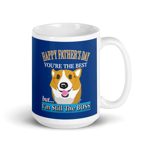 Corgi Happy Father's Day Mug
