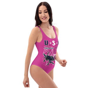 Pink Corsair One-Piece Swimsuit - Seastorm Summer Collection