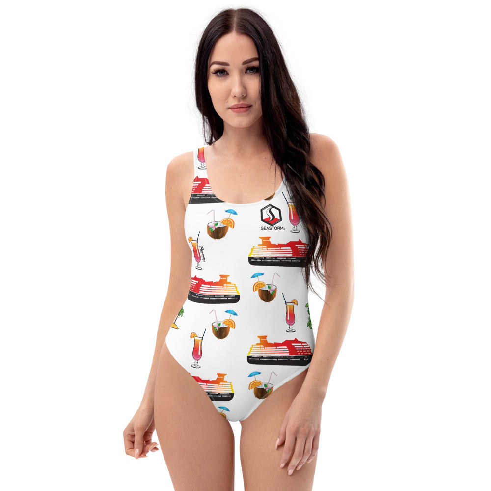 White Cruise One-Piece Swimsuit