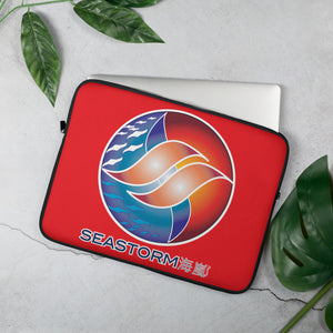 Red Pacific Sun Laptop Sleeve2 - Seastorm apparel