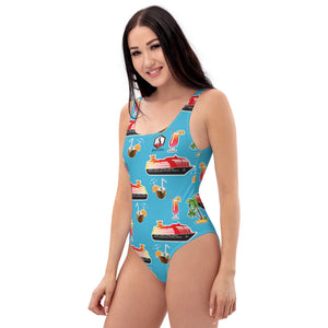 Blue Cruise One-Piece Swimsuit