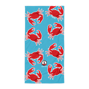 Blue Crab Towel - Seastorm Apparel Summer Collection
