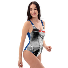 Carregar imagem no visualizador da galeria, Blue SurfHero One-Piece Swimsuit - Seastorm Summer Collection
