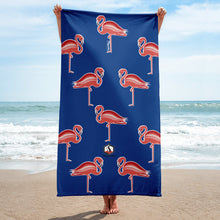 Carregar imagem no visualizador da galeria, Royal Blue Flamingo Towel - Seastorm Apparel Summer Collection
