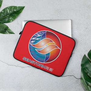 Red Pacific Sun Laptop Sleeve2 - Seastorm apparel