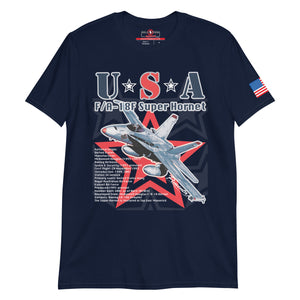 USA F/A 18F Super Hornet Short-Sleeve Unisex T-Shirt