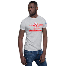 Načíst obrázek do prohlížeče Galerie, Seastorm Apparel Logo Promo Short-Sleeve Unisex T-Shirt
