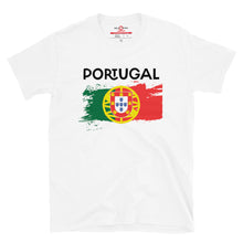 Carregar imagem no visualizador da galeria, Portugal Splash flag Short-Sleeve Unisex T-Shirt
