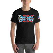Cargar imagen en el visor de la galería, SEASTORM ORIGINAL+USA FLAG Short-Sleeve Unisex T-Shirt
