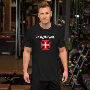 Portugal Cross with Name Unisex t-shirt