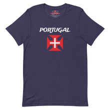 Load image into Gallery viewer, Portugal Cross with Name Unisex t-shirt
