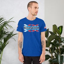 Načíst obrázek do prohlížeče Galerie, SEASTORM ORIGINAL+USA FLAG Short-Sleeve Unisex T-Shirt
