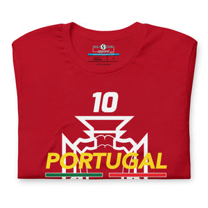 Portugal Crest Customizable Unisex t-shirt