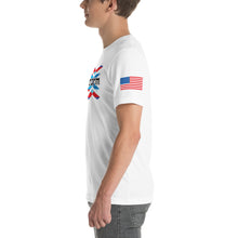 Cargar imagen en el visor de la galería, SEASTORM ORIGINAL+USA FLAG Short-Sleeve Unisex T-Shirt
