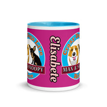 Load image into Gallery viewer, Elisabete Crazy Dogs Live Here Mug with Color Inside
