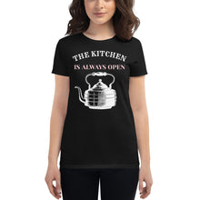 Cargar imagen en el visor de la galería, Kitchen Is Always Open II - Women&#39;s short sleeve t-shirt
