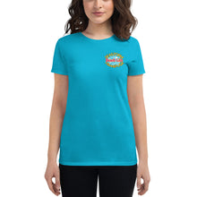 Carregar imagem no visualizador da galeria, Seastorm Beach Life Hawaii USA, Cold Colors - Women&#39;s short sleeve t-shirt
