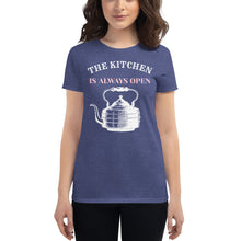Cargar imagen en el visor de la galería, Kitchen Is Always Open II - Women&#39;s short sleeve t-shirt
