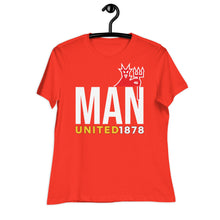 Load image into Gallery viewer, MAN UNITED 1878 Women&#39;s Relaxed T-Shirt
